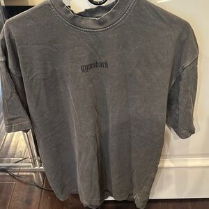 Gymshark Oversized, Heavyweight Gray Men’s Tee (S)